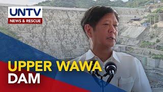 Impounding process ceremony ng Upper Wawa Dam pinangunahan ni PBBM