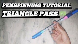 TRIANGLE PASS penspinning tutorial ⭐Easy
