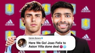 Joao Felix Signs for Aston Villa…