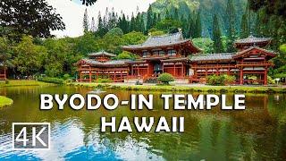 4K Byodo-In Temple - The Japanese Buddhist Temple in Hawaii - Walking Tour