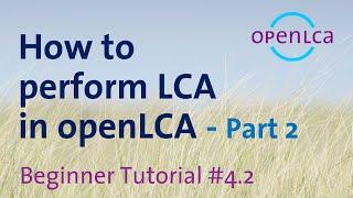 Tutorial How to analyse LCA results in openLCA Part 2
