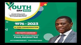 Deputy President Mashatile addresses the National Youth Day Commemoration 2023 held in Mangaung