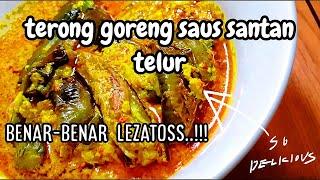 Resep Terong Goreng Saus Santan Telur - Fried Eggplant With Coconut Milk Sauce