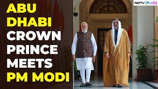 PM Modi Hosts Abu Dhabi Crown Prince For Bilateral Meeting In Delhi