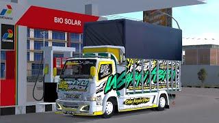 RILIS...‼️LIVERY MOD BUSSID TRUCK CANTER NEW WAHYU ABADI 02 MUKHLAS PO UPDATE 