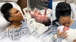 BIRTH VLOG  30+ Hour Labor Failed Epidural Emergency C-Section Emotional Delivery