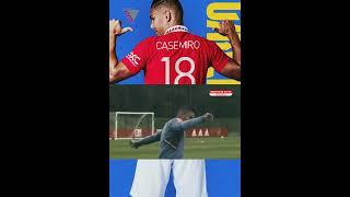 CASEMIRO first training session with Manchester United