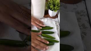 How to store green chilies for long #shorts