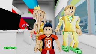  ZENGİN AİLE BENİ EVLAT EDİNDİ    ROBLOX BROOKHAVEN ROLEPLAY