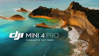 DJI Mini 4 Pro  Cinematic Lut Pack  for D-LOG M 4K footage 