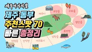 제주 동부 추천스팟 70곳 총정리  관광지 맛집 카페 숙소 책방 소품샵 - 조천 구좌 성산 표선 제주도여행 가볼만한 곳