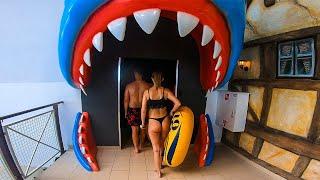 Waterslides at Aquapark Reda with Shark Slide & AquaSpinner