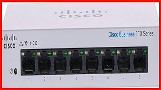 Cisco Business CBS110-8T-D Unmanaged Switch  8 Port GE  Desktop  Ext PS  Limited Lifetime