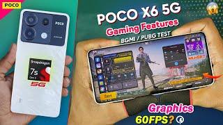 POCO X6 5g Gaming Features Graphics Test FPS?  Poco X6 5g Bgmi Test  Poco X6 5g Pubg Gaming Test