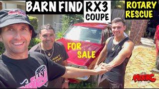 ROTARY RESCUE barn find RX3 coupe FOR SALE