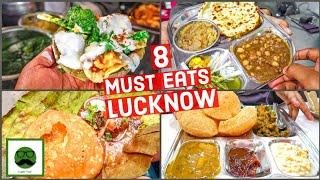 Lucknow Food MUST visit Places  Chaat Kebab & More  Indian Street Food  Best of Veggie Paaji