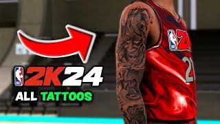 All Tattoos In NBA 2K24