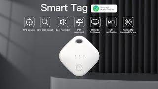 RSH New Smart Tag iTag08 Plus IP67 Waterproof 3-year Battery Life Work with Apple Find My MFi