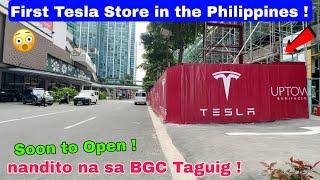 First Tesla Store in the Philippines  Nandito na sa BGC TAGUIG   Soon to Open