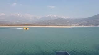 Canadair al Lago di Santa Croce Alpago - Belluno