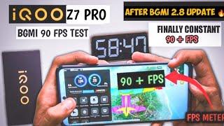 IQOO Z7 PRO BGMI TEST AFTER 2.8 UPDATE WITH FPS METER  IQOO Z7 PRO BGMI GAMEPLAY