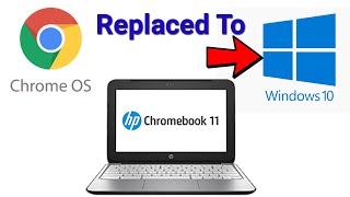 How to Install Windows 10 on Hp Chromebook 11 G3  G4 Kip