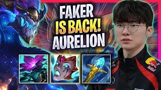 FAKER IS BACK TO KOREA SOLOQ WITH AURELION SOL - T1 Faker Plays Aurelion Sol vs Ahri  Season 2024