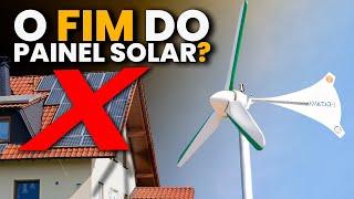 FIM da ENERGIA SOLAR Nova TURBINA EÓLICA é capaz de MUDAR tudo?