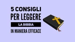 Leggere la Bibbia in maniera efficace