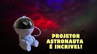 PROJETOR ASTRONAUTA galáxias e estrelas  #casal #projetor #aliexpressreviews #quarto #decoração