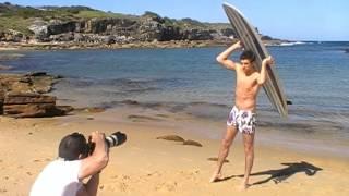 Male Model Beach Shoot