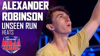 Unseen run Alexander Robinson puts his parkour skills to the test  Australian Ninja Warrior 2020