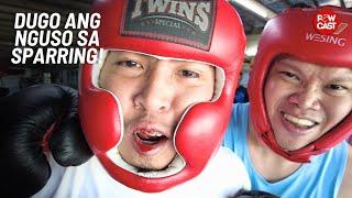 Dugo nguso Pow Salud vs Silvervoice TV Sparring at Olivetti Boxing