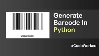 Generate Barcode in Python Easily