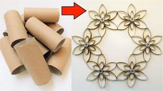 Quick and Easy Wall Decor  Toilet Paper Roll Craft Ideas  Best Out Of Waste