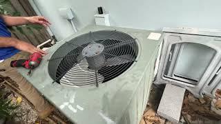How to clean the coils on a Rheem AC Condenser