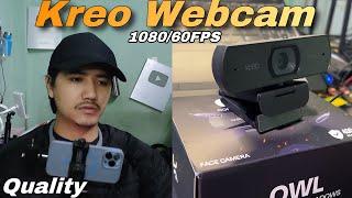 Best budget Webcam for streaming Kreo OWL 108060FPS