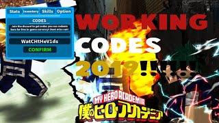 Boku No Roblox Remastered  WORKING CODES 2019