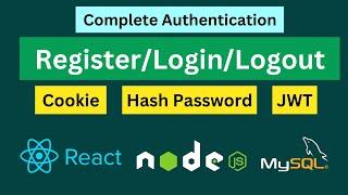 Build a Full-Stack Authentication App With React Node Express MySQL  Login Registration Logout