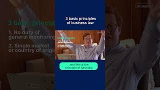 What are 3 principles of business law? #shorts