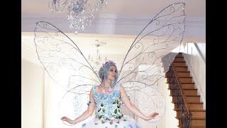 How to make some giant fairy wings with LEDs