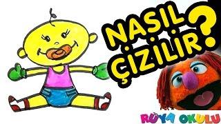 Nasıl Çizilir? - Bebek -  - Çocuklar İçin Resim Çizme - RÜYA OKULU