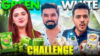 Eating Only Green & White Food for 24 hours Zulqarnain  Kanwal  Jalal