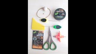 How to tie simple carp rig -  basit sazan rig yapımı