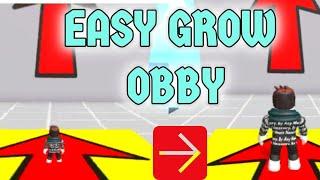 Easy Grow Obby  Roblox