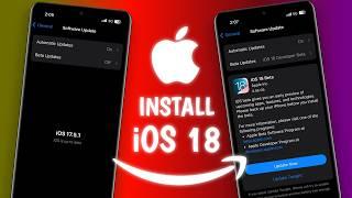 How to Install iOS 18 In any iPhones??