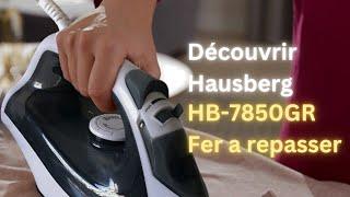 Hausberg HB-7850GR fer a repasser 130ml a meilleur prix au maroc 1300W 220-250V 5060HZ