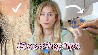 15 ESSENTIAL sewing tips i have learned from 15 years of sewing
