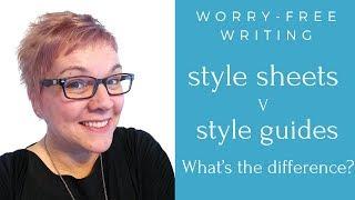 Style sheets v style guides whats the difference?