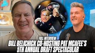 Bill Belichick Will Be Co-Hosting Pat McAfees 5th Annual Draft Spectacular?  Full Interview